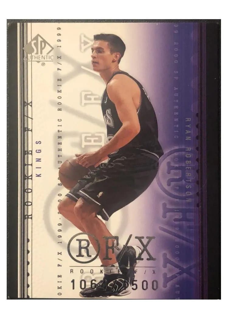 1999 SP Authentic Ryan Robertson #135 card
