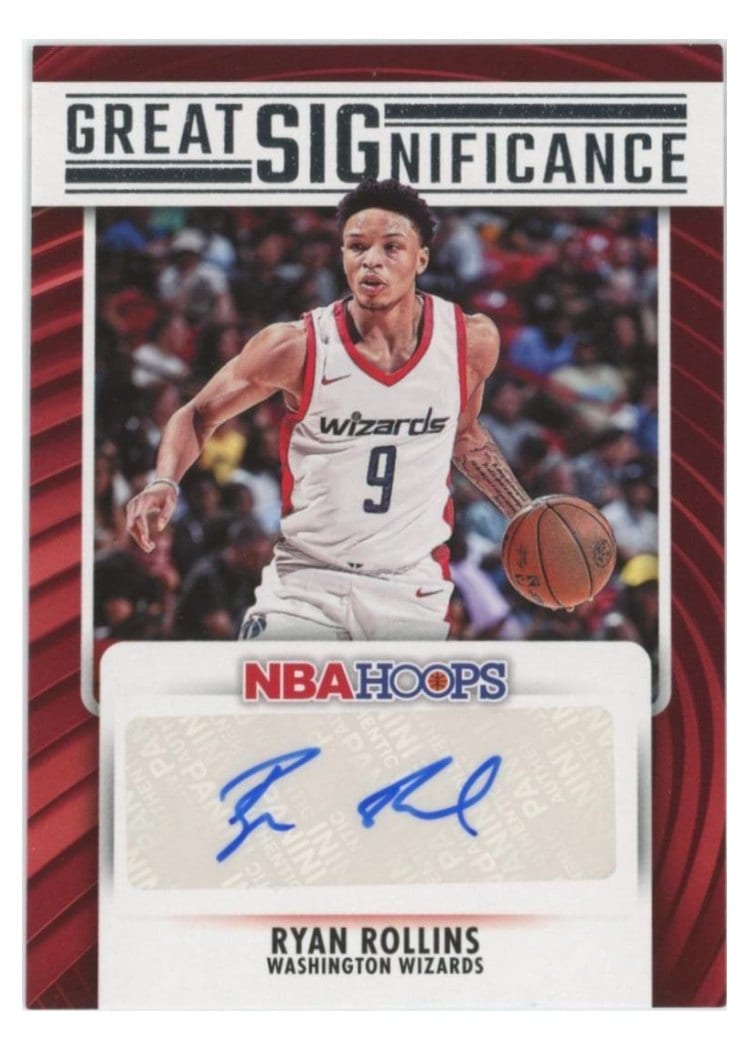 2023-24 Hoops Great SIGnificance Ryan Rollins #GS-ROL card