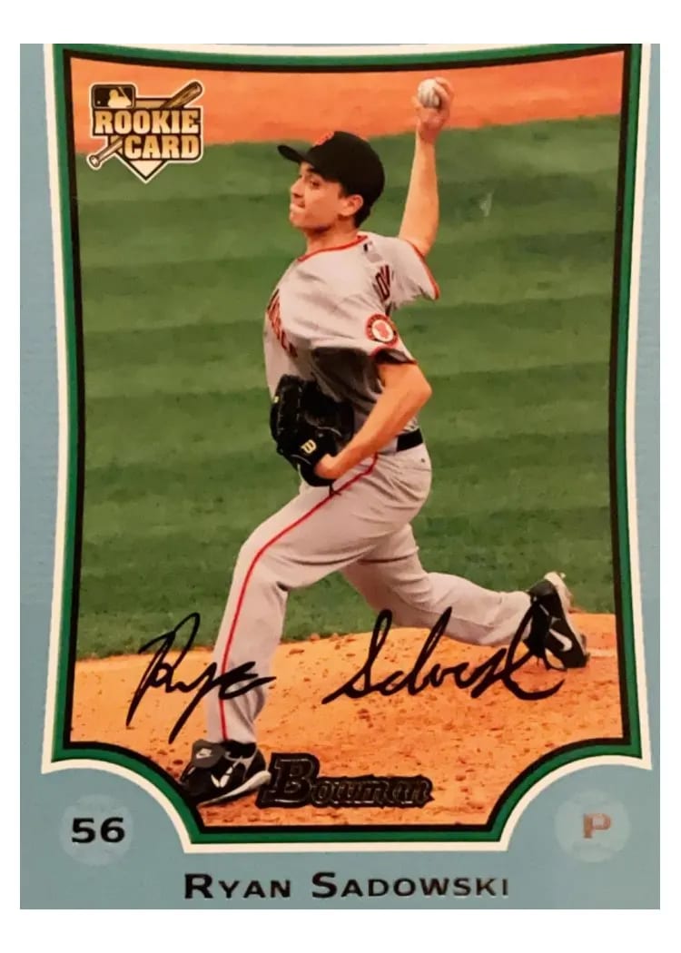 2009 Bowman Draft Picks & Prospects Ryan Sadowski Blue #BDP39 card