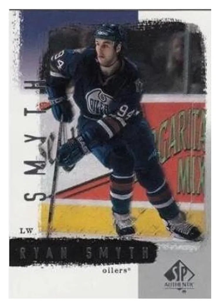 2000 SP Authentic Ryan Smyth #36 card