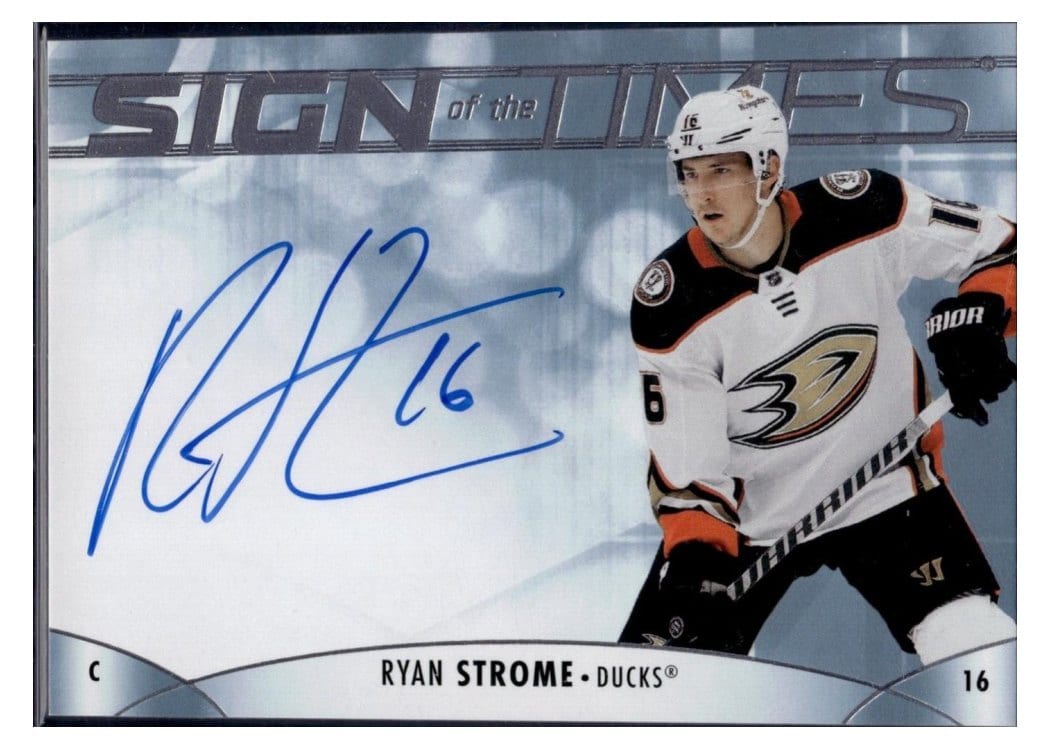 2023-24 SP Authentic Sign of the Times Auto Ryan Strome #SOTT-RS card