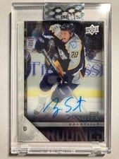 2020-21 Upper Deck Clear Cut Rookie Tribute Autographs Ryan Suter #RT-RS card