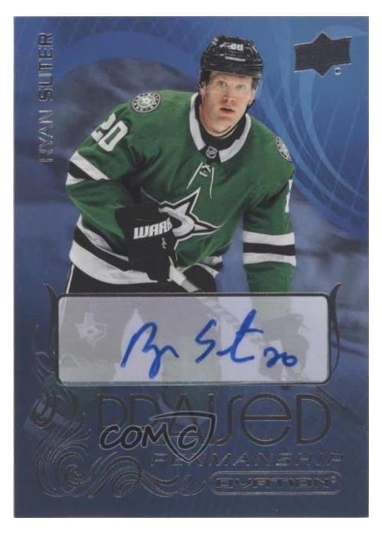 2021-22 Upper Deck Ovation Praised Penmanship Ryan Suter #PP-RS card