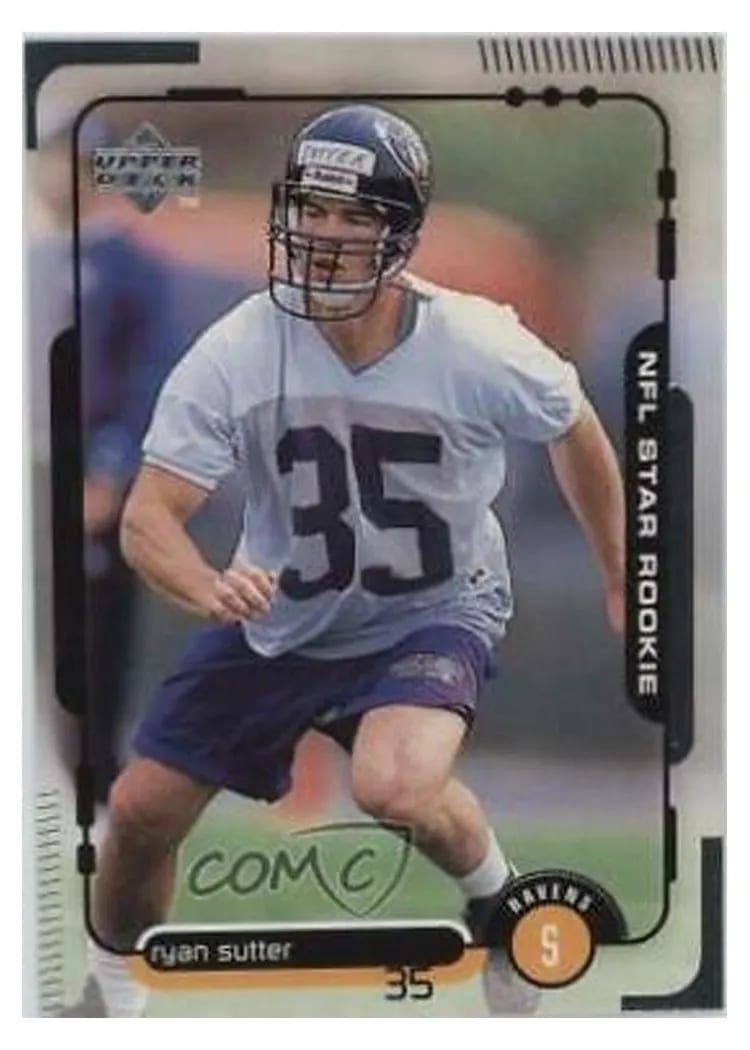 1998 Upper Deck Ryan Sutter #40 card