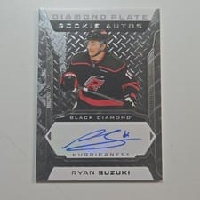 2025-26 Upper Deck Black Diamond Diamond Plate Rookie Auto Ryan Suzuki #DPR-RS card