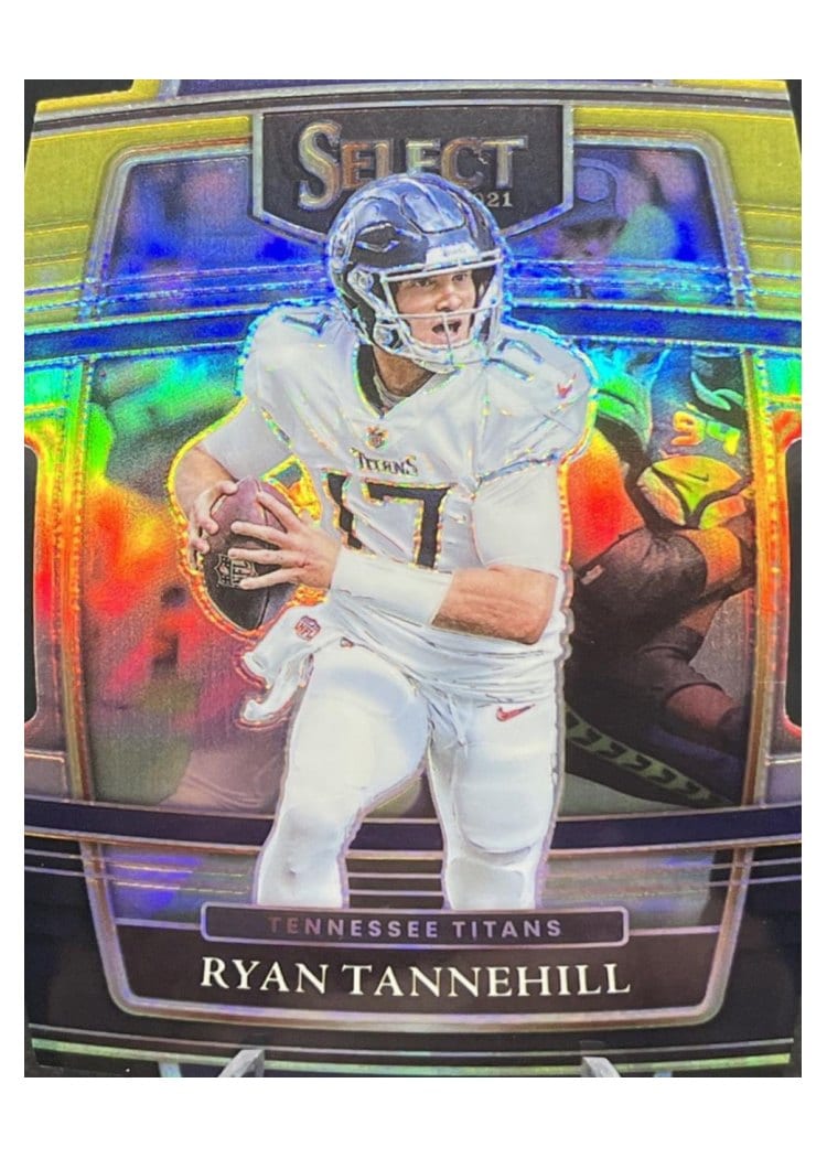 2021 Panini Select Base Set Ryan Tannehill Black Die Cut #33 card