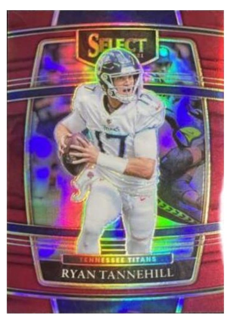 2021 Panini Select Base Set Ryan Tannehill Maroon #33 card