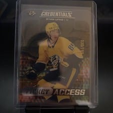 2025-26 Upper Deck Credentials Acetate Debut Ticket Access Ryan Ufko #DTAA-RU card
