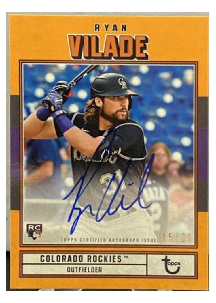2022 Topps Brooklyn Collection Autographs Ryan Vilade #AC-RV card