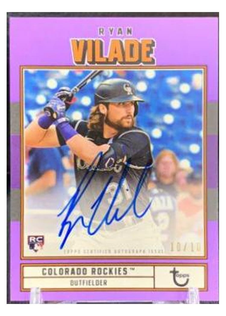 2022 Topps Brooklyn Collection Autographs Ryan Vilade #AC-RV card