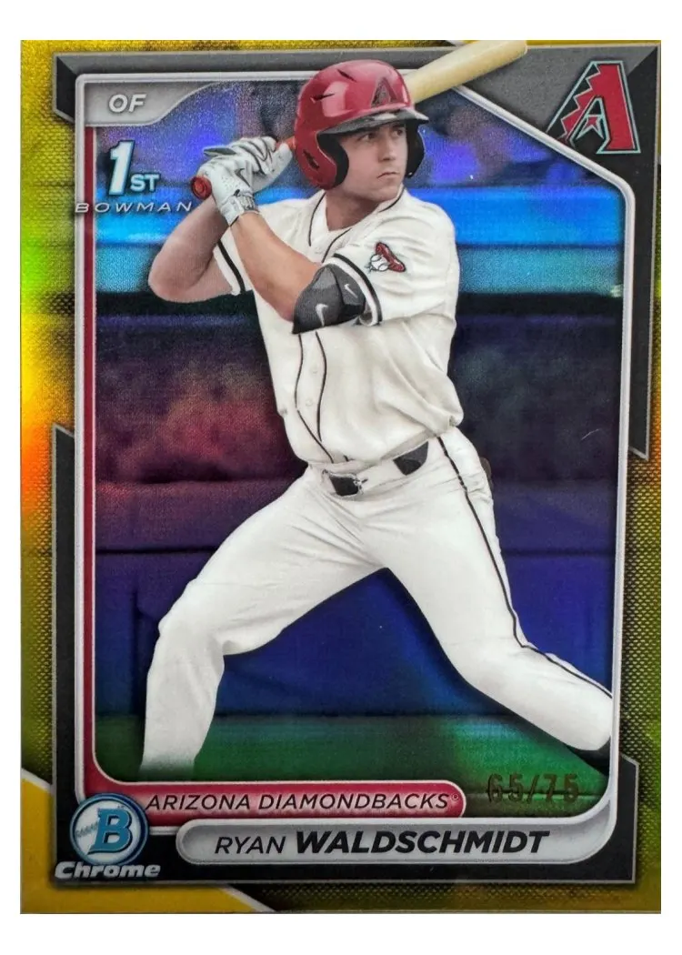 2024 Bowman Draft Chrome Ryan Waldschmidt #BDC-18 card