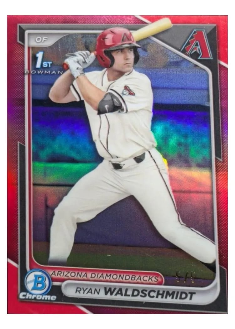 2024 Bowman Draft Chrome Ryan Waldschmidt #BDC-18 card