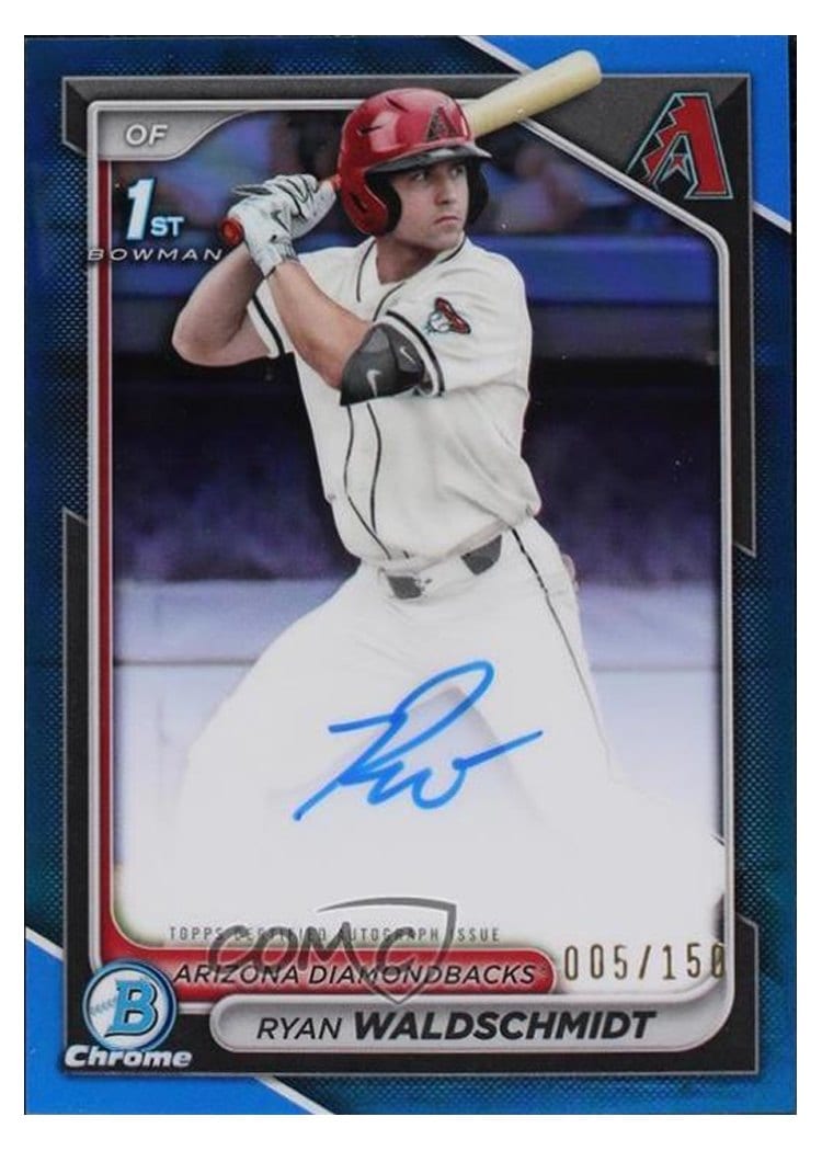 2024 Bowman Draft Chrome Prospect Autographs Ryan Waldschmidt #CPA-RW card