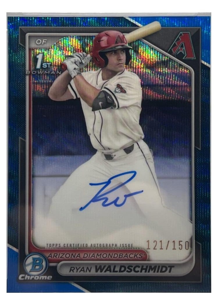 2024 Bowman Draft Chrome Prospect Autographs Ryan Waldschmidt #CPA-RW card