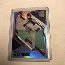 2021 Panini Chronicles Elite Autographs Ryan Weathers #45 card