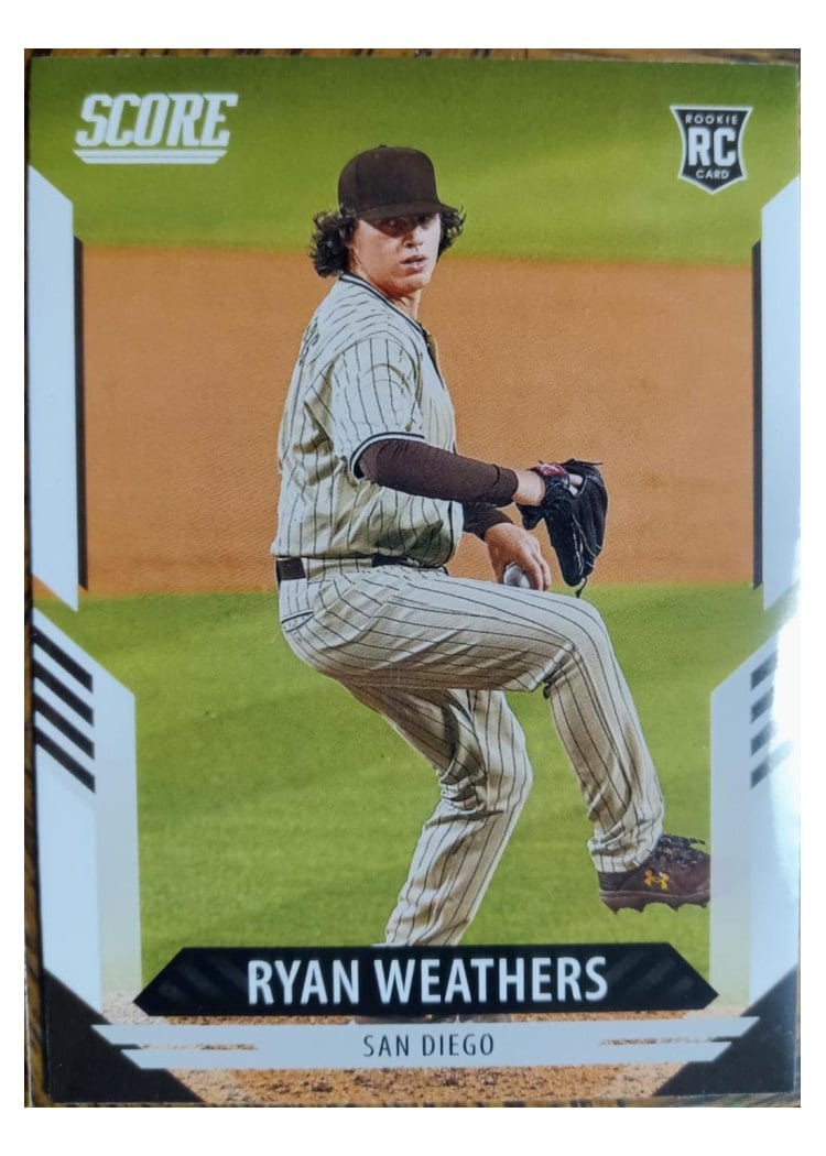 2021 Panini Chronicles Score Ryan Weathers #1 card