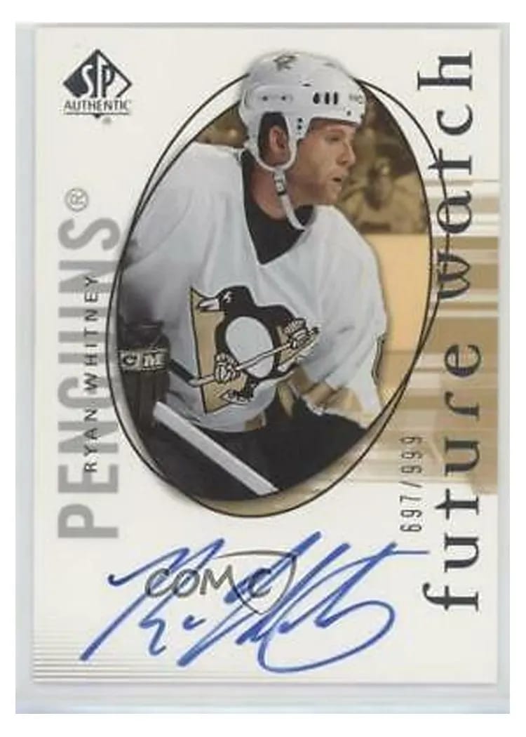 2005 SP Authentic Ryan Whitney #191 card