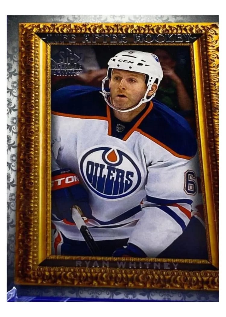 2020-21 SP Signature Edition Legends Life After Hockey Ryan Whitney #LA-6 card