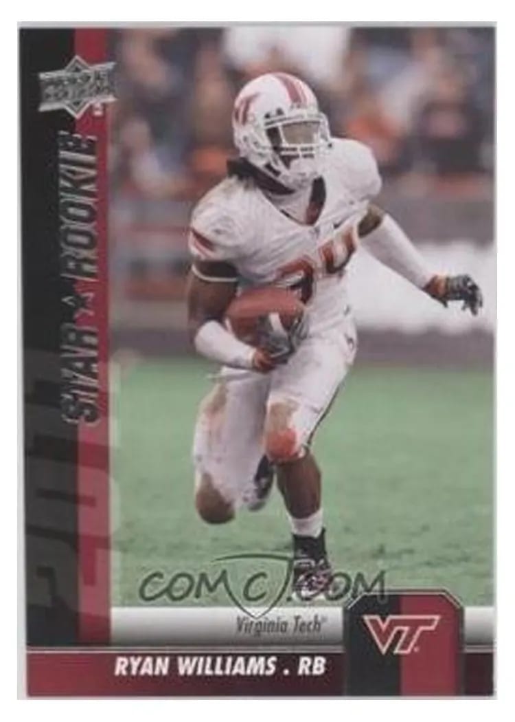 2011 Upper Deck Ryan Williams #199 card