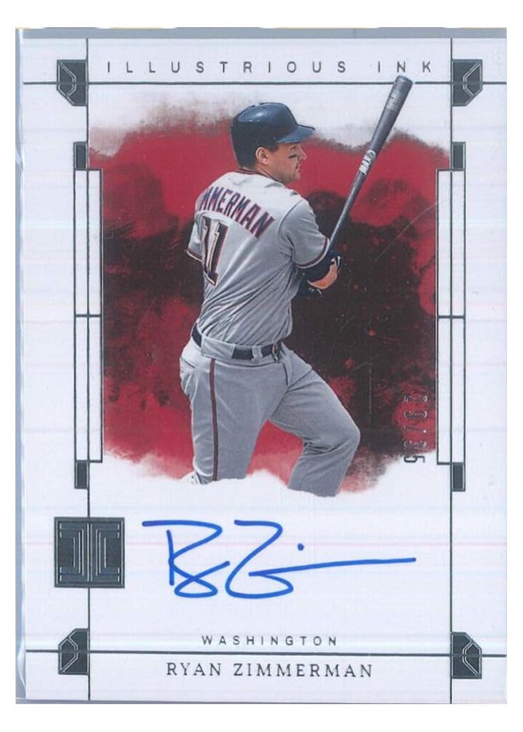2024 Panini Impeccable Illustrious Ink Ryan Zimmerman #II-RZ card
