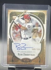 2026 Topps Tier One Prime Performers Autographs Ryan Zimmerman #PPA-RZ