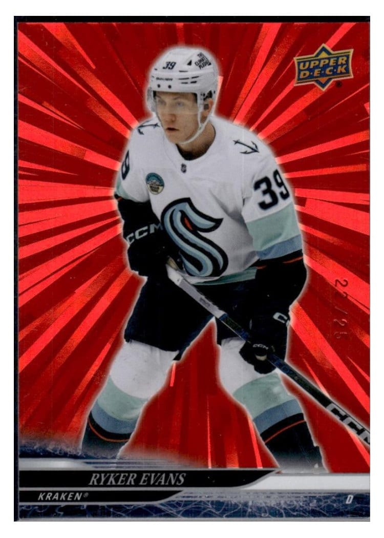 2024-25 Upper Deck Base Set Ryker Evans #396 card