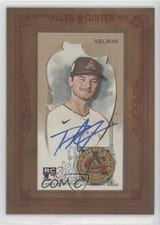 2023 Topps Allen & Ginter Framed Mini Autographs Ryne Nelson #MA-RNE card