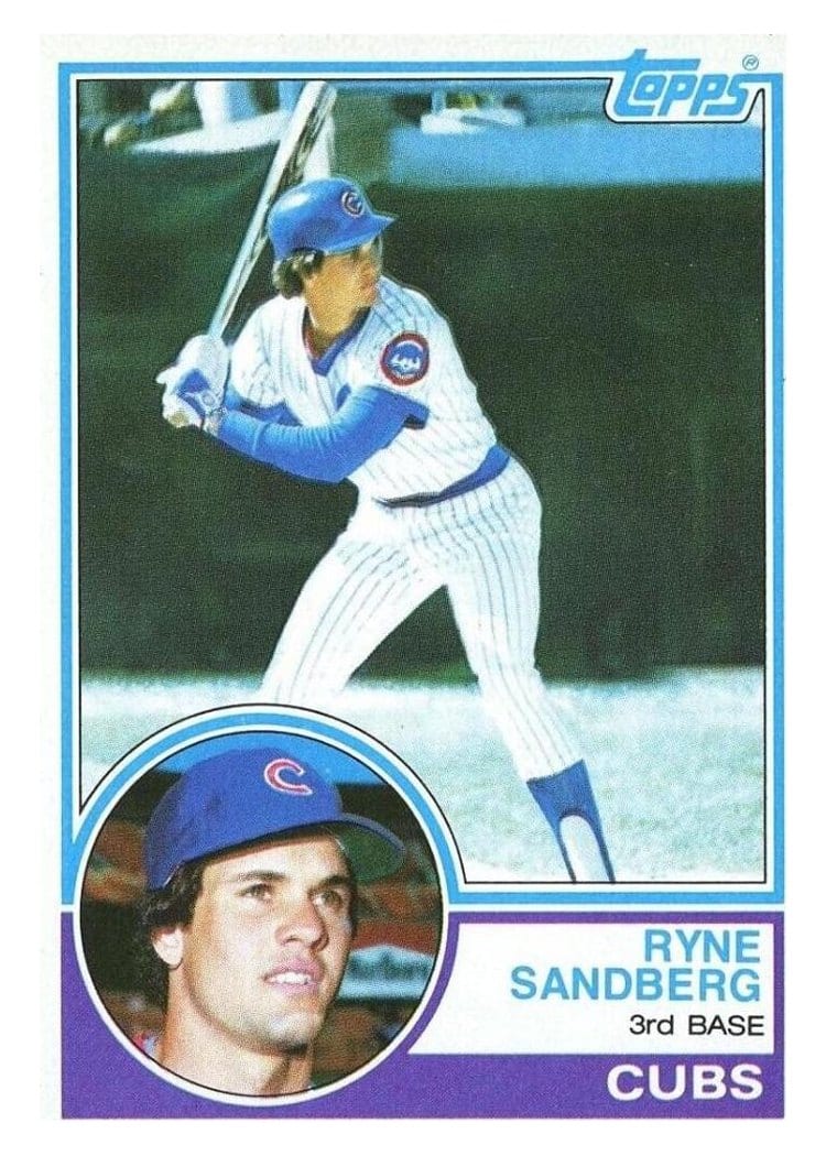 1983 Topps Ryne Sandberg #83 card