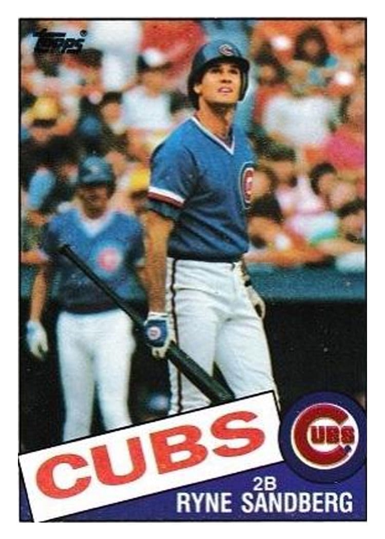 1985 Topps Ryne Sandberg #460 card