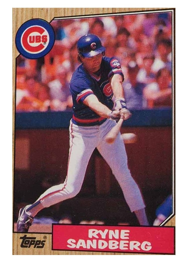 1987 Topps Base Set Ryne Sandberg #680 card