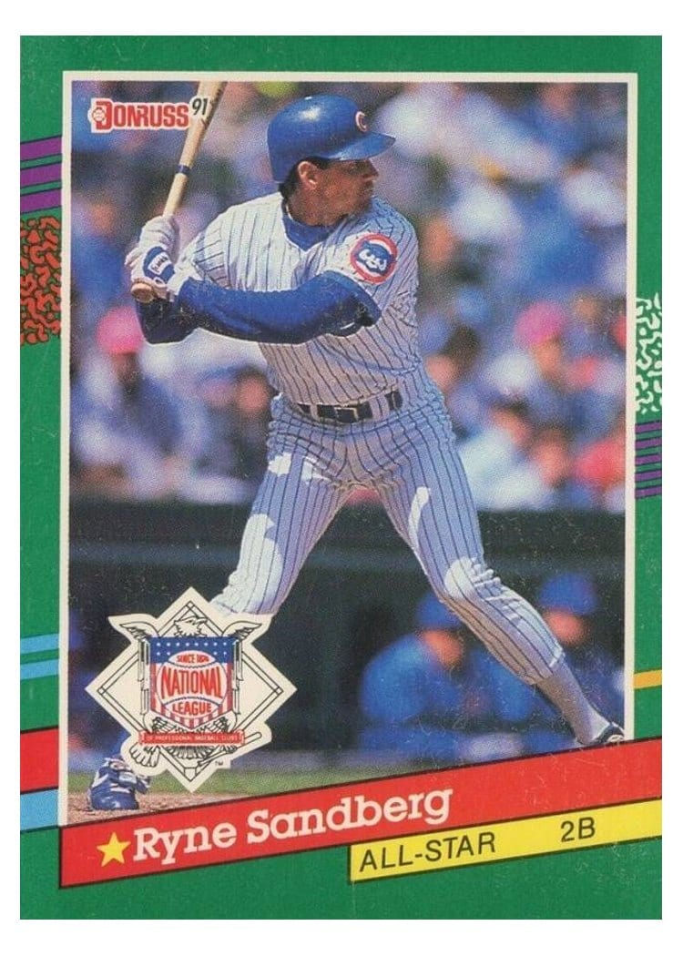 1991 Donruss Base Set Ryne Sandberg #433 card