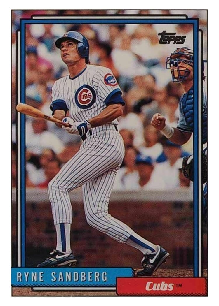 1992 Topps Base Set Ryne Sandberg #110 card