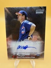 2024 Stadium Club Chrome Autographs Ryne Sandberg #SCCA-RS card
