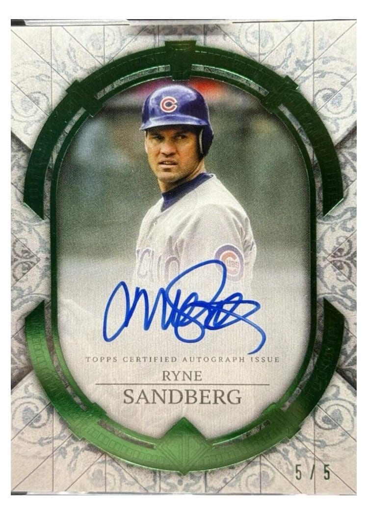 2024 Topps Transcendent Collection Autographs Ryne Sandberg #TCA-RS card