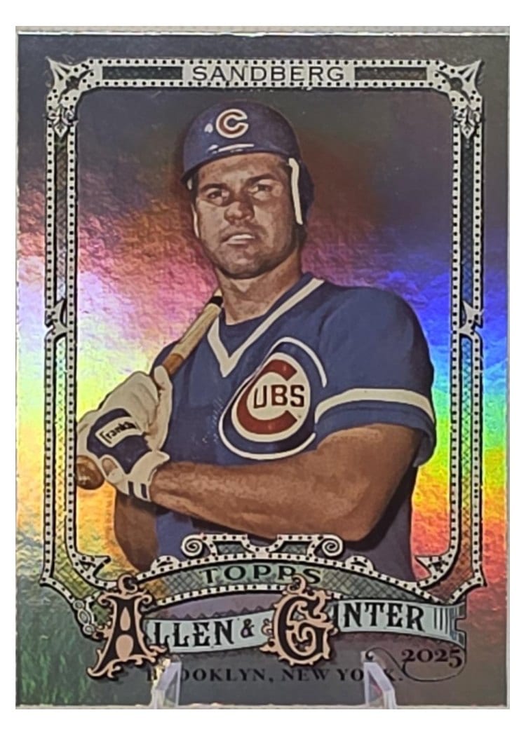 Ryne Sandberg 2025 Topps Allen & Ginter Daguerreotype Variations card