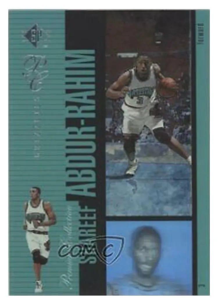 1996 SP Holoviews S. Abdur-Rahim #PC39 card