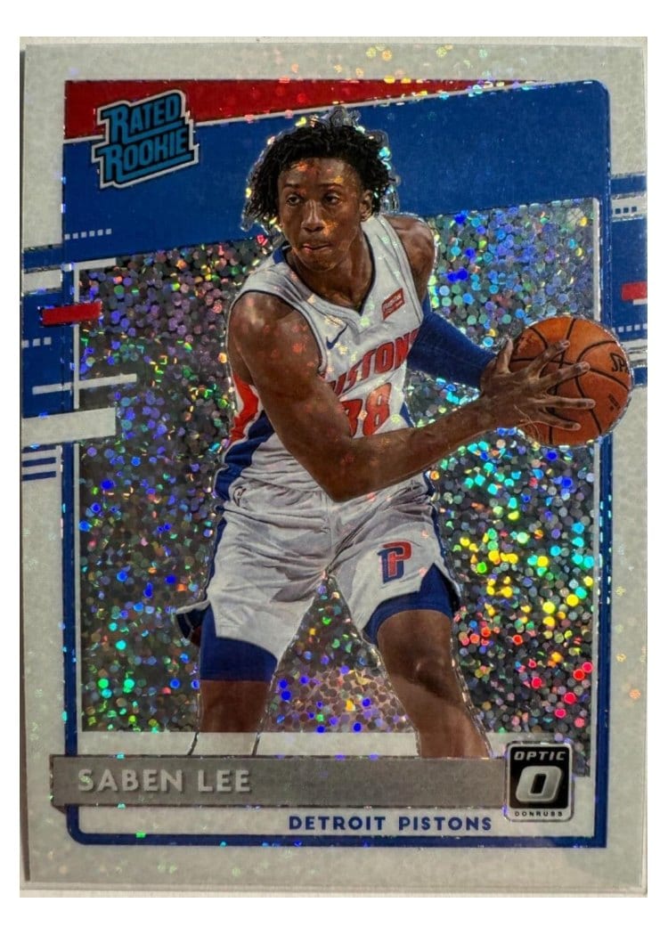 2020-21 Donruss Optic Base Set Saben Lee White Sparkle #191 card