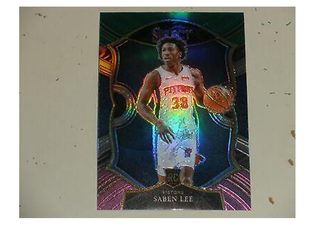2020-21 Panini Select Base Set Saben Lee Green Prizm #97 card