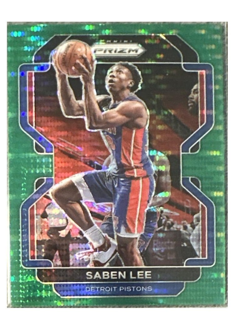 2021-22 Panini Prizm Base Set Saben Lee #205 card