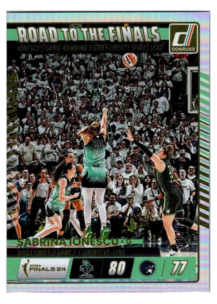 2025-26 Donruss WNBA Road to the Finals Championship Sabrina Ionescu #3 card