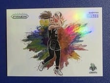 2025 Panini Prizm WNBA Color Blast Sabrina Ionescu #4 card