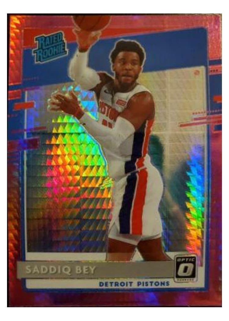 2020-21 Donruss Optic Base Set Saddiq Bey #169 card