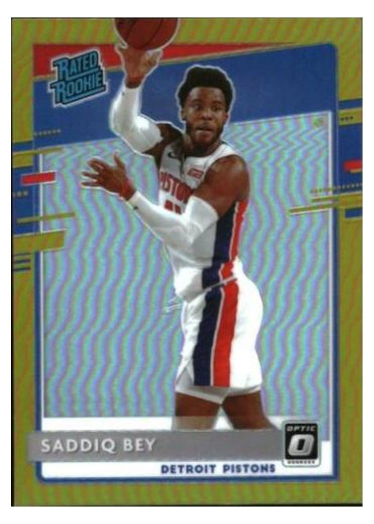 2020-21 Donruss Optic Base Set Saddiq Bey #169 card