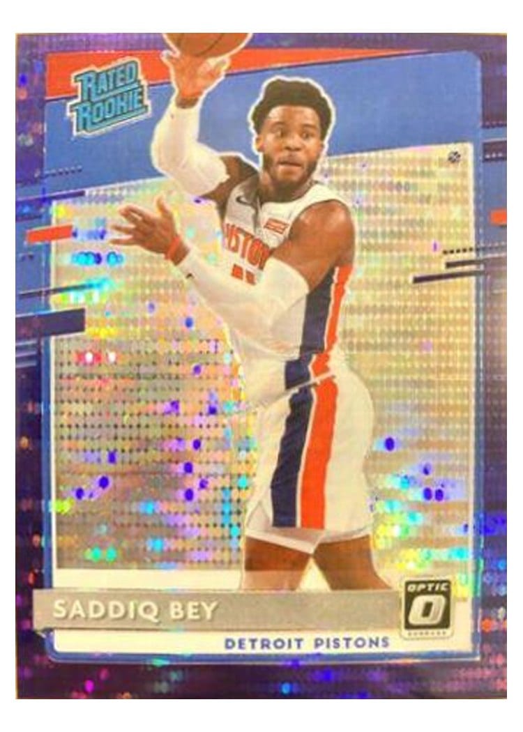 2020-21 Donruss Optic Base Set Saddiq Bey #169 card