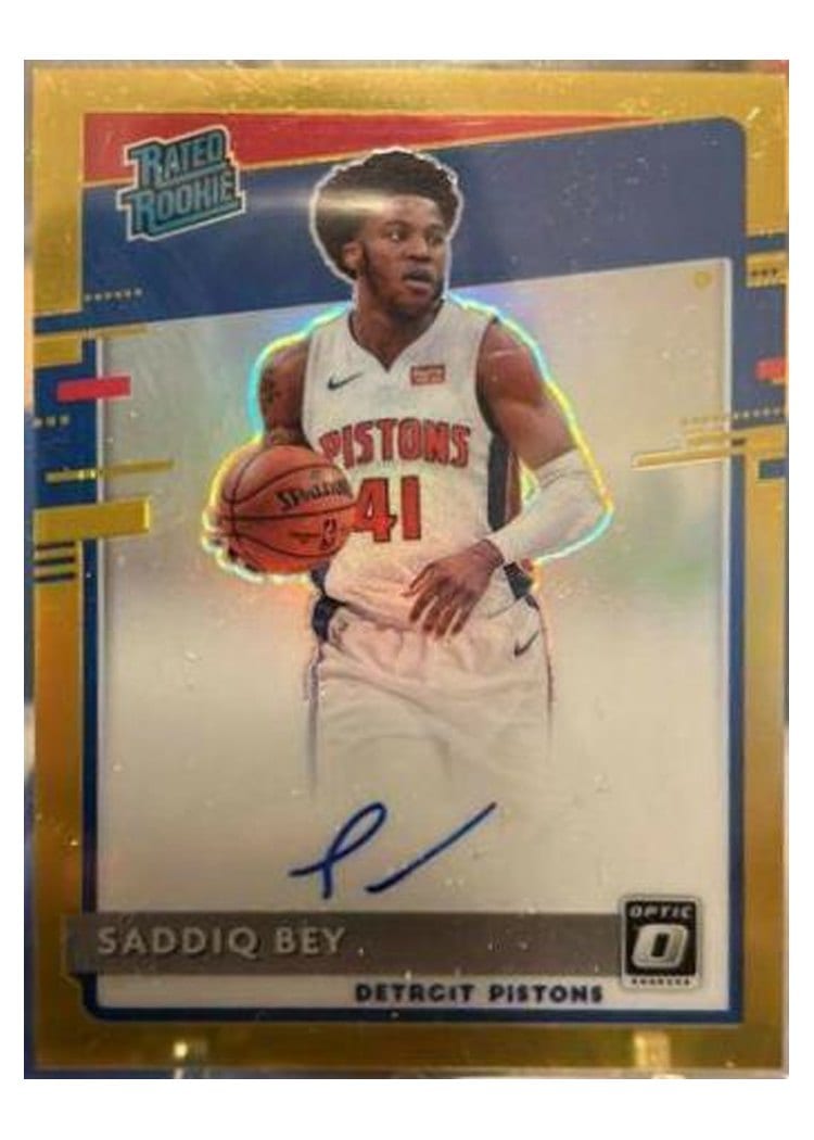 2020-21 Donruss Optic Base Set Saddiq Bey #169 card