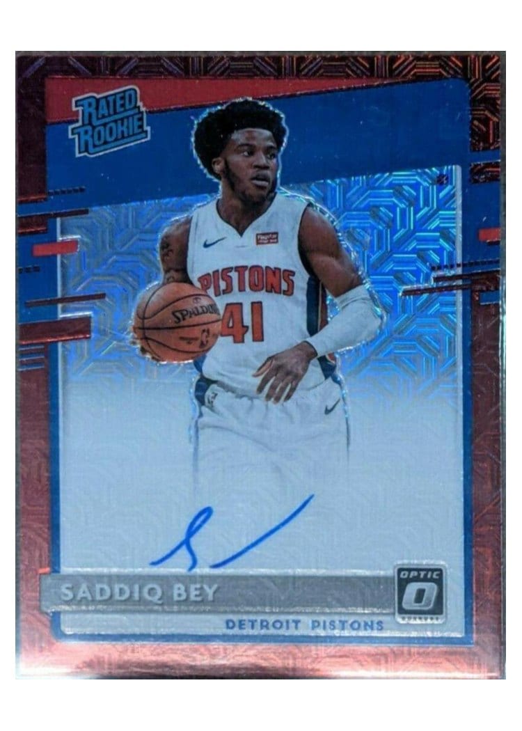 2020-21 Donruss Optic Base Set Saddiq Bey #169 card