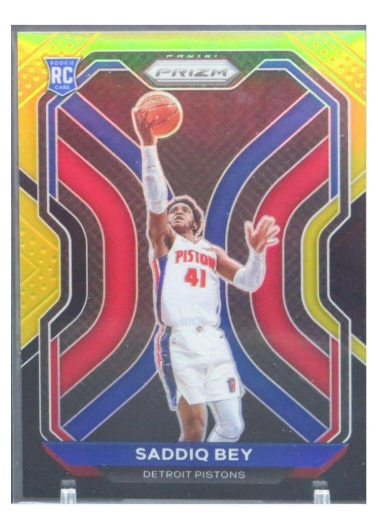 2020-21 Panini Prizm Base Set Saddiq Bey #284 card