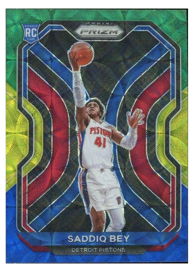2020-21 Panini Prizm Base Set Saddiq Bey #284 card