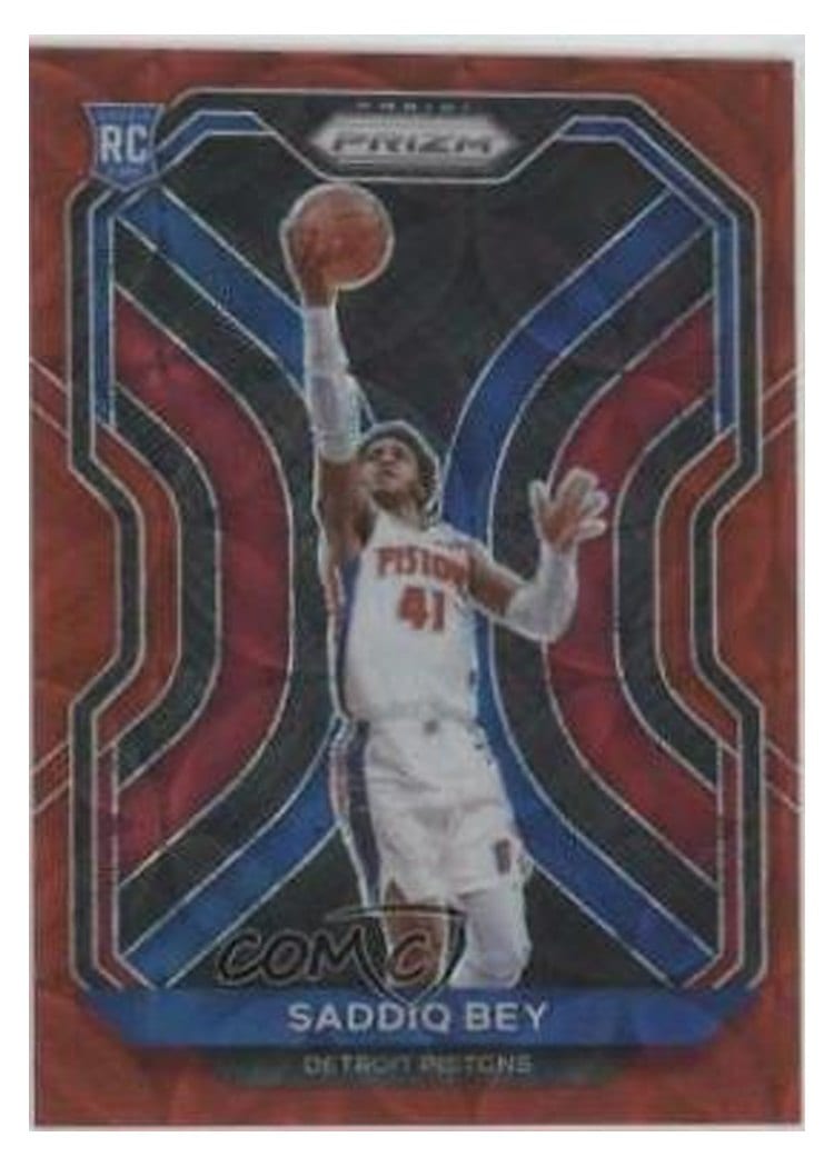 2020-21 Panini Prizm Base Set Saddiq Bey #284 card