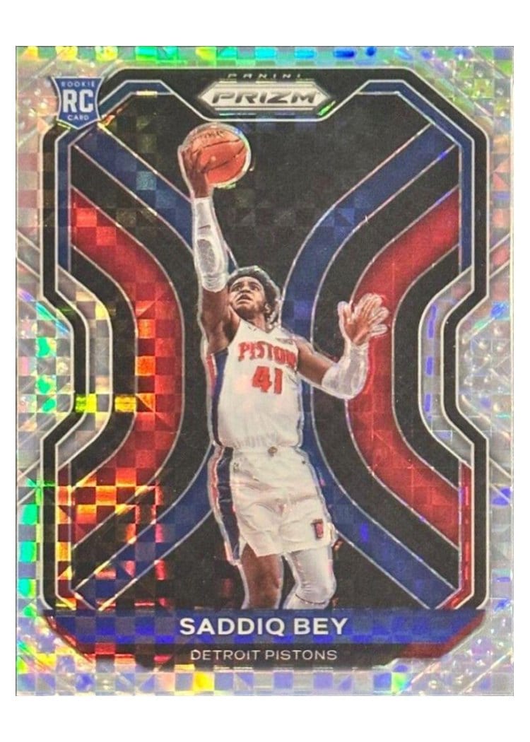 2020-21 Panini Prizm Base Set Saddiq Bey Lucky Envelopes Prizm #284 card